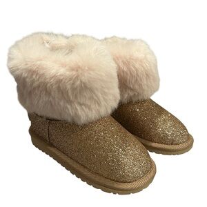 Toddler Girls Glitter Chalet Boots - Metallic